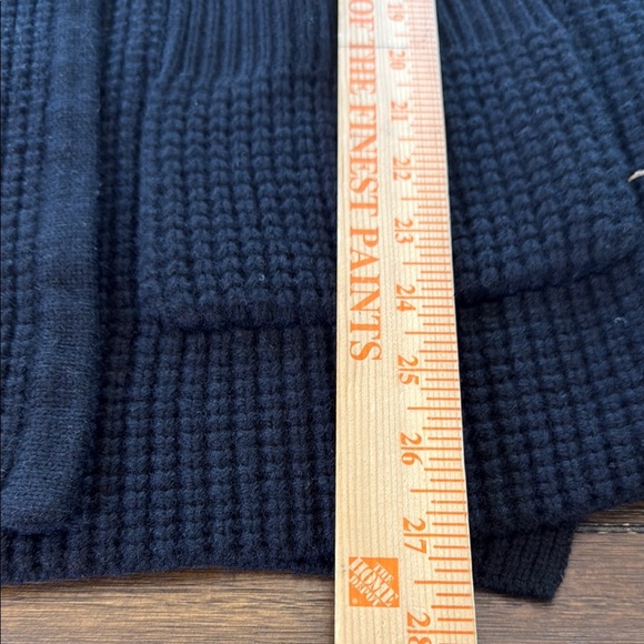 Madewell Merino Wool-Blend Scarf Sweater Jacket Size Small - Picture 12 of 13